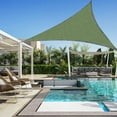 thumbnail image 4 of Amacok 10X10X10Ft Triangle Sun Shade Sail, Uv Blockage,Water & Air Permeable, Sunshade for Backyard Yard Deck Patio Garden Outdoor Activities and Facility, 4 of 5