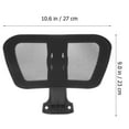 hengzirui Ergonomic Office Chair Headrest Attachment Black Universal