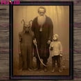 thumbnail image 4 of Póster Artístico de fotografía gótica Vintage de brujería ritualística, póster impreso de conejo y monstruo, decoración de arte de pared de culto al bosque, 4 of 4