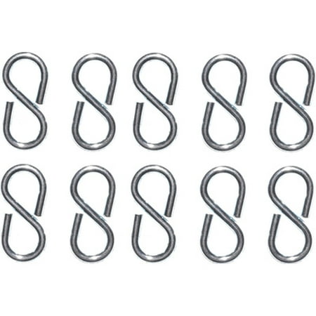 

ProSource LR-377-PS S-Hook 1-1/8 Inch Closed Zinc Plated Steel (Case of 20)