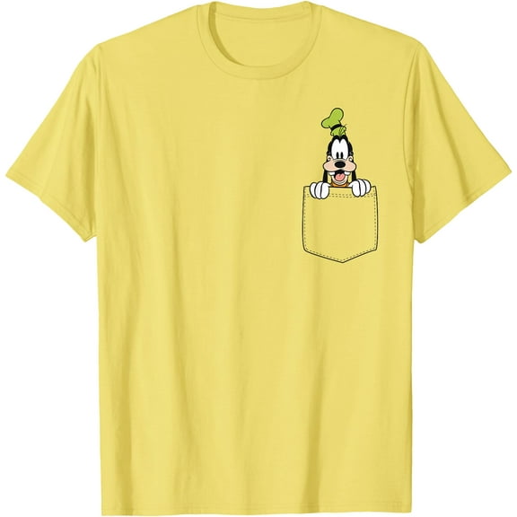 Goofy (Graphic Pocket Only) DTG Print Unisex T-Shirt