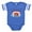 Royal Blue, variant on CafePress - Red Velvet Cake2 - Cute Infant Baby Football Bodysuit