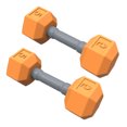 thumbnail image 1 of 1 par de mini mancuernas de silicona seguras para entrenamiento de bebés, juguete para el desarrollo físico de los niños., 1 of 8