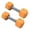 Orange, variant on OIUR 1 Pair Children's Mini Dumbbells Baby Workout Dumbbells Safe Silicone Hand Weights Dumbbell Toy for Kids Fitness Physical Development