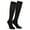 Black, variant on Spencer Women's Slouch Socks Knit Extra Long Scrunch Knee High Sock Leg Warmer Boot Socks for Girls (Black)