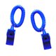 thumbnail image 3 of Silbato de Seguridad de Emergencia con Bobina de Muñeca, Paquete de 2 para Azul Sharpla Silbato de emergencia, 3 of 6