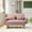 Pink, variant on Sobaniilo 47" Small Modern Loveseat Sofa, Mid Century Linen Fabric 2-Seat Sofa Couch Tufted Love Seat with Back Cushions and Tapered Wood Legs for Living Room, Bedroom and Small Space (Dark Gray)