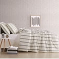 thumbnail image 4 of Truly Soft Millenial Stripe 3-Piece King Duvet Set in Ivory and Black, Polyester , Adult, All Season, OEKO-TEX Certified, 4 of 8