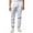 White, variant on ZZHZGZ Sweatpants for Men Mens Pants Deep 48X30 Relaxed-Fit Mid-Rise Xxl