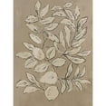 thumbnail image 3 of Jensen, Asia 12x14 Black Modern Framed Museum Art Print Titled - Leaves Sketches II, 3 of 5