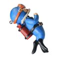thumbnail image 2 of ZheElen PVC Fishtank Diver Decor Reusable Artificial Aquarium Ornament Accessories Type 1 Blue, 2 of 6