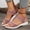 Pink, variant on Womens Walking Hiking Sandals, Comfortable Arch Support Non Slip Adjustable Straps, Cushioned Footbed Platform Sport Water Sandals for Summer Adventure