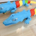 thumbnail image 7 of FZFLZDH 2pcs new rope electric universal Crocodile lizard Light up with music children's toy set (1 crocodile +1 lizard) random color rope without dry battery 46CM, 7 of 7