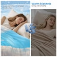 thumbnail image 2 of Coastal Cooling Blanket,Lightweight Breathable Summer Throw Blanket with Double Sided Cold Effect,Summer Beach Shell Conch Starfish Blue Nautical Picnic Blankets Bed Sheet for Hot Sleepers 30"x40", 2 of 8