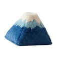 thumbnail image 2 of Bonito organizador de pañuelos con diseño de montaña de franela para sala de estar o escritorio. Azul, 2 of 9