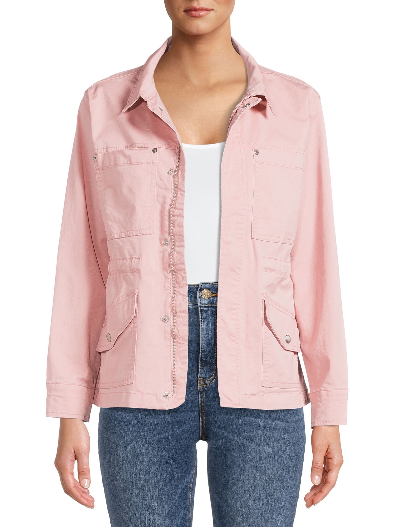 Bubble gum pink short 60s jacket