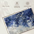 thumbnail image 6 of Elephant Stock Charmed Indigo Wall Art - Horizontal Canvas Wall Art - Living Room Wall Decor - Abstract Canvas - Blue And Gray Decor By Nikki Robbins - 12" x 8", 6 of 8
