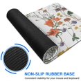 thumbnail image 6 of Long Mouse Pads for Desk,Pioneer Flower Floral Print Pattern Desk Mats on Top Of Desks, Desk Mouse Pad Extra Large with 3mm Non-Slip Base and Stitched Edge for Gaming,Office,Work,Home 31.5"x11.8", 6 of 6