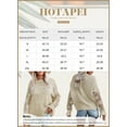 thumbnail image 5 of HOTAPEI Pullover Sweaters for Women Lace Crochet Long Sleeve Sweaters Hollow Out Sweater Crewneck Knit Pullover Tops, 5 of 6