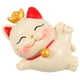 thumbnail image 1 of KAKOWELY Figura de gato de la suerte de resina, adorno para tartas, adorno de escritorio, estatua de gato de la suerte, regalo, 1 of 4