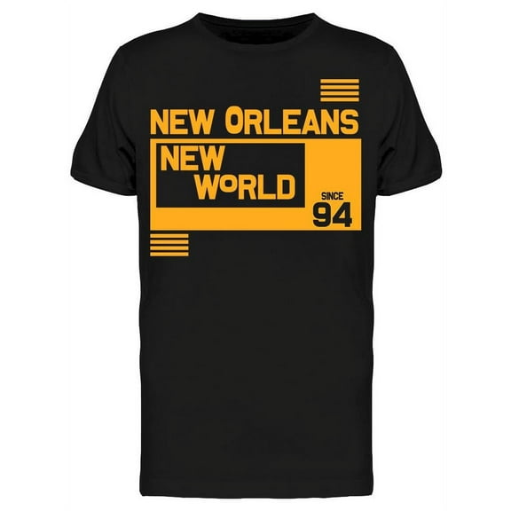 New Orleans New World T-Shirt Men -Image by Shutterstock, Male Large