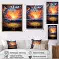 thumbnail image 4 of Designart "Under the Floodlights Stadium Spectacle III" Cityscapes Floater Framed Canvas Wall Art, 4 of 7