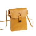 thumbnail image 2 of Bolso de cuero para teléfono móvil Bolso bandolera de piel de vaca con capa superior Bolso de mujer de piel curtida vegetal, 2 of 5
