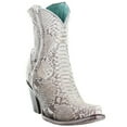 thumbnail image 2 of Corral Boots Womens Snakeskin Snip Toe Cowboy  Ankle Boots, 2 of 5