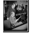 thumbnail image 2 of Historic Framed Print, Rhode Island Solon. Washington, D.C., March 31. A new and informal picture of Senator Theodore F. Green, democrat of Rhode Island, 3/31/38, 17-7/8" x 21-7/8", 2 of 9