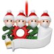 thumbnail image 1 of 2020 Árbol De Navidad DIY Adorno Colgante Navidad Miembro de 4 Yuyangstore Familia sobrevivida personalizada, 1 of 6