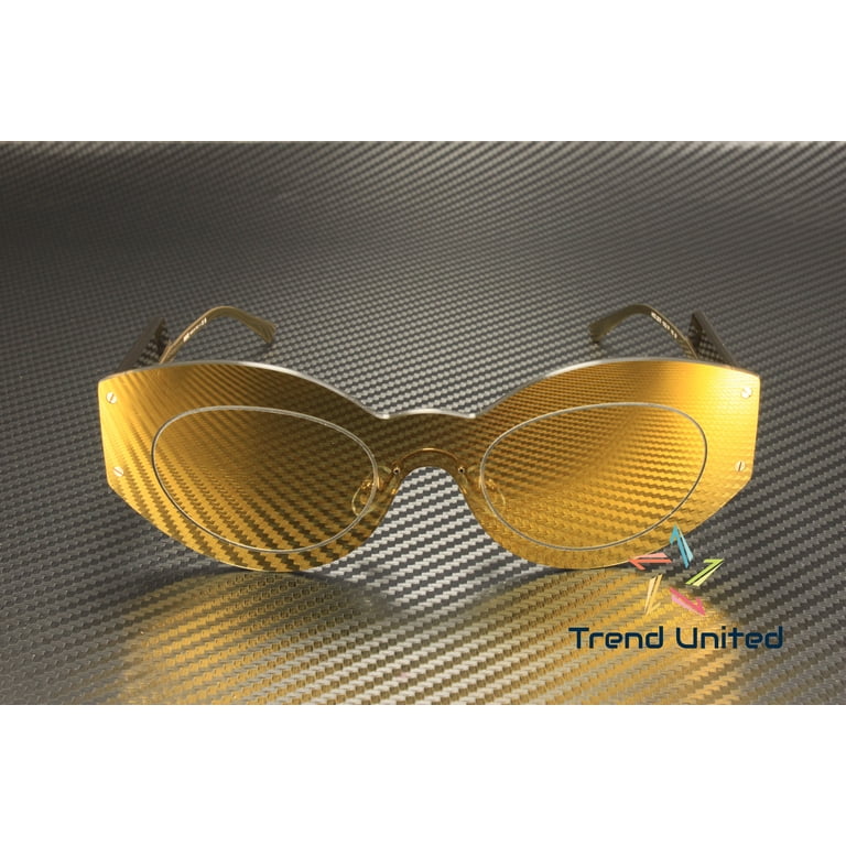Versace Women\'s Gold and Brown Sunglasses! Versace VE4437U M (54 - 20) with Brown lenses and Gold frame  main image 2