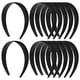 thumbnail image 1 of 12 Uds. Diademas en blanco sin dientes, diademas lisas, Material de aro para el cabello DIY, bandas para el cabello DIY, 1 of 8