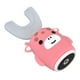 thumbnail image 2 of Cepillo de dientes eléctrico para niños con forma de U, color rosa, con dibujos animados, 360°, para toda la boca, limpieza dental, tamaño grande, 2 of 14