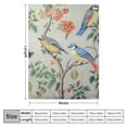 thumbnail image 4 of Creowell Flowers Print Throw Blanket for Bed Couch Car, Lightweight All Seasons Blanket with Excellent Hand Feel, Ideal for Kids and Adults 40x50in, 4 of 6