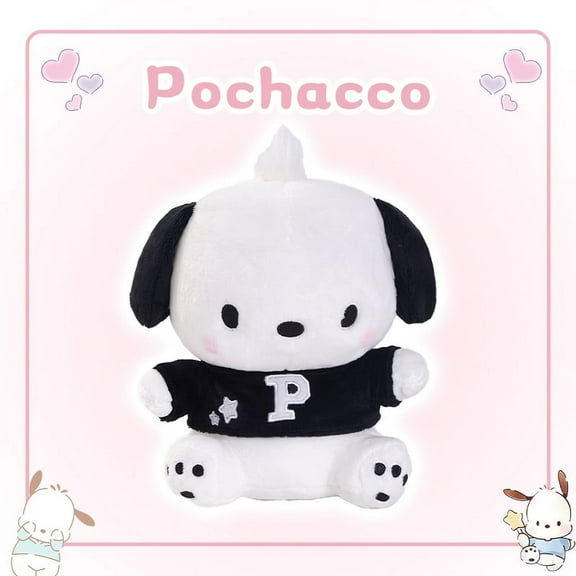 Sanrio Kuromi Melody Pochacco Hello Kitty Cinnamoroll Kawaii Plush Soft Stuffed Animals Doll Plushie Pillow Toys