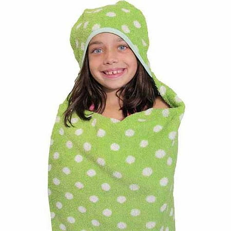 Jay Franco and Sons Froggy Woven Jacquard Dot Hooded Towel - Walmart.com