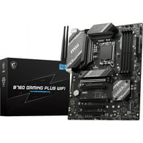 MSI B760 GAMING PLUS WIFI LGA 1700 (280) DDR5 ATX Motherboards - Intel,  SATA 6Gbps, Wi-Fi 6E, Bluetooth 5.3,  7.1 HD Audio, PCIe 4.0 x16, 2.5G LAN