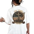 thumbnail image 4 of 250 Years Faith And Freedom 250th Anniversary USA T-Shirt – Patriotic American Graphic Tee with Back Print, Independence Celebration Shirt, 4 of 6