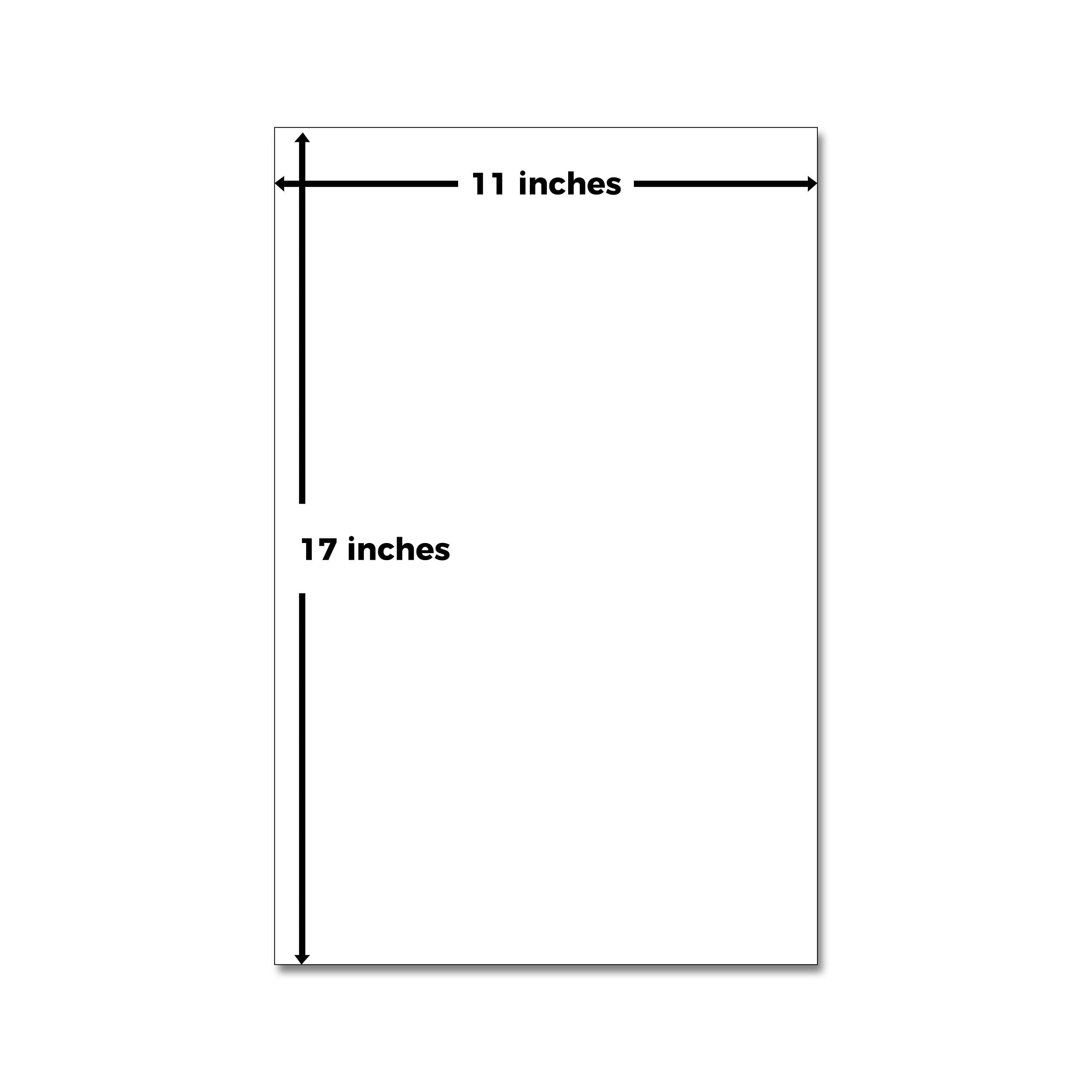 Light Red 11 x 17" Cardstock Paper - Tabloid/Ledger - for Cards and Stationery Printing | Medium weight 65 LB (175 gsm) Cover Card Stock | 100 Sheets Per Pack