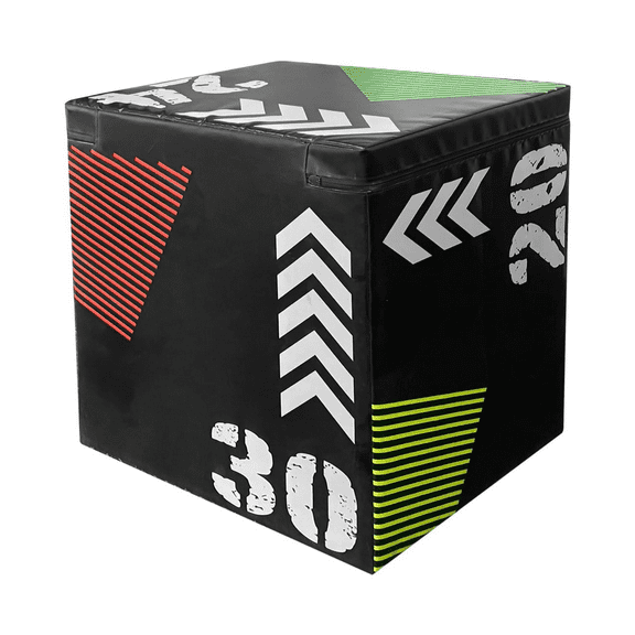 3 in 1 Foam Plyometric Box,Stable Plyo Box with Weight 1000LB for Home Gym Jumping Exercise