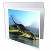 3dRose When Dinosaurs Roamed The Earth, Greeting Cards, 6 x 6 inches, set of 12