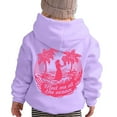 thumbnail image 5 of Tiweut Casual Hoodies for Girls Long Sleeve Hooded Soft Sweatshirt Beach Graphic Hoody Kids Cute Pullovers Top Clothes Relaxed Fit Blouses 1-2 Y, 5 of 8