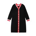 thumbnail image 1 of AP-cárdigan a rayas para niños y niñas, conjunto de dos tonos con cuello en v, ropa a juego para la familia, moda informal de algodón, vestido superior, 1 of 4
