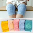 thumbnail image 3 of Baby Knee Protection Socks Solid Color Non Slip Socks Children's Crawling-Socks Floor-Socks Boys and Girls' Knee Protection rabbit 8X11CM, 3 of 6