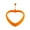 Orange, variant on Cake Pan,Silicone Heart-shaped Circular Ring Frying Mold With Handle For Non-stick Frying