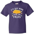 thumbnail image 3 of Inktastic Im Just Here For The Tacos Cinco De Mayo Youth T-Shirt, 3 of 5