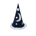 thumbnail image 2 of Rhode Island Novelty Men's Halloween Wizard Hat, Blue, 2 of 2