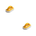 thumbnail image 1 of Naiovety Esponja de cocina con mango Cepillos para ollas Limpiaparabrisas para azulejos de baño Bloqueo de humedad Eliminación de manchas de Amarillo 2piezas, 1 of 6