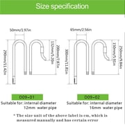 Lily Pipe Inflow Pipe Aquatic Inflow Lily Pipe with Surface Skimmer for FishTank