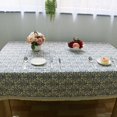 thumbnail image 5 of Yesfashion Retro Blue and White Porcelain Tablecloth with Lace Cotton Linen Table Cover for Dinning Home Decor, 5 of 9